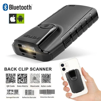 KEFAR Bluetooth 2D Telefon Tylny Zacisk Skaner Kodów kreskowych dla Macierzy Danych PDF417, QR Code i 1D CCD Czytnik kodów Kreskowych Smartfon Tablet